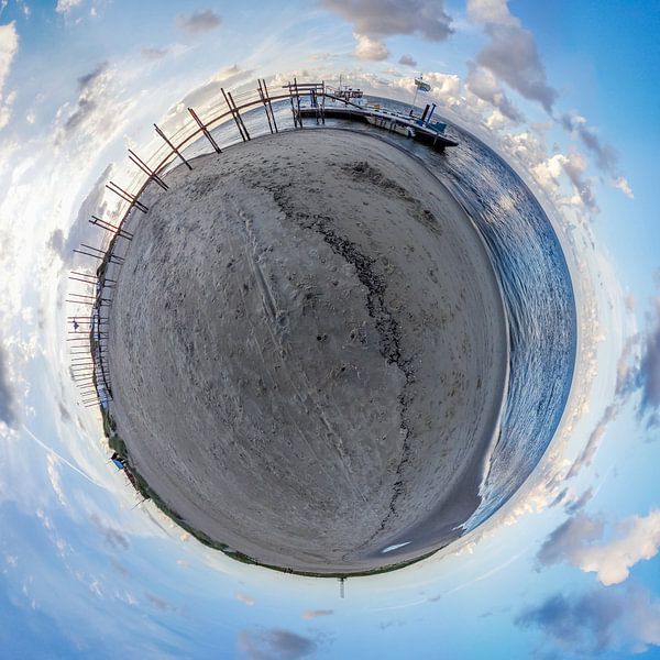 Winziger Planet Die Freundschaft von Texel360Fotografie Richard Heerschap