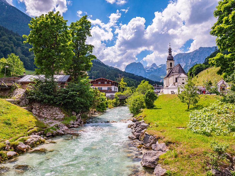 Skyline of Ramsau in Berchtesgaden by Animaflora PicsStock