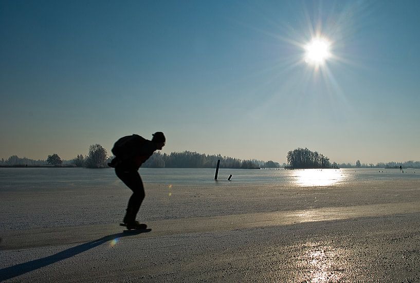 Patinage sous le soleil d'hiver par Tammo Strijker
