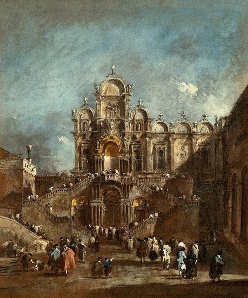 Temporary Tribune in the Campo San Zanipolo, Venice, Francesco Guardi by Liszt Collection