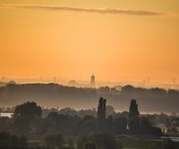 Vue d'Arnhem au petit matin