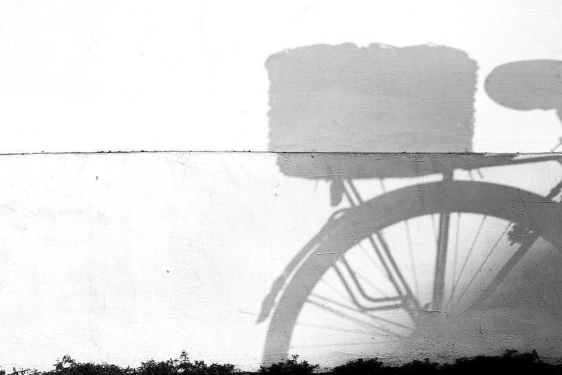 The bike, the shadow, and the line. by Langenkarya Studio