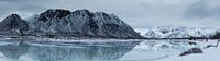 winterpanorama op Lofoten