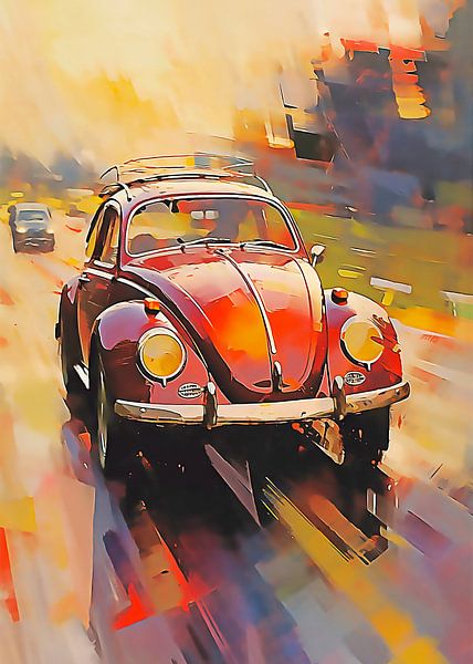 voitures rétro par movie & music poster