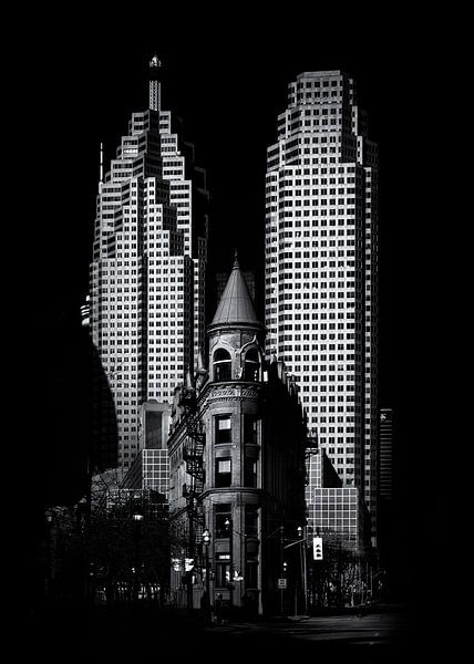 Gooderham Flatiron Building And Toronto Downtown No 2 by The Learning Curve Photography