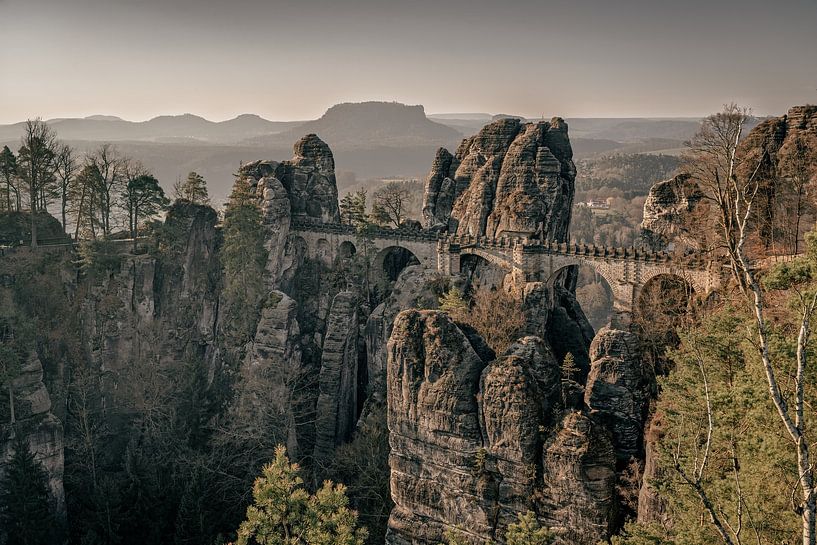 Bastei Bridge Saxon Switzerland by Ralf Hickmann