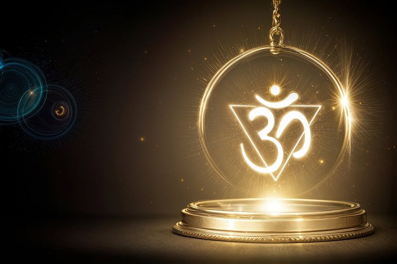 spiritual image abstract ohm sign by Egon Zitter