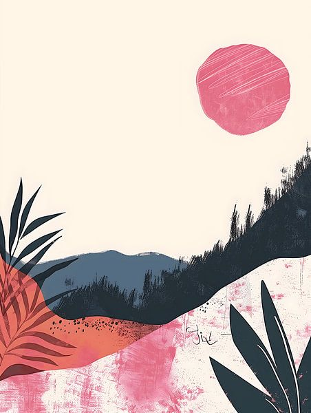 Le soleil rose par Gypsy Galleria