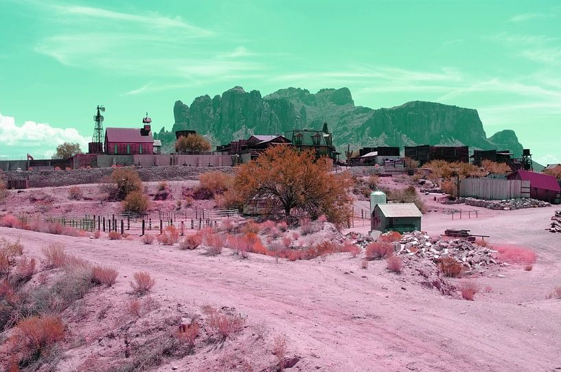 Dorf im amerikanischen Westen von Luci Boreali