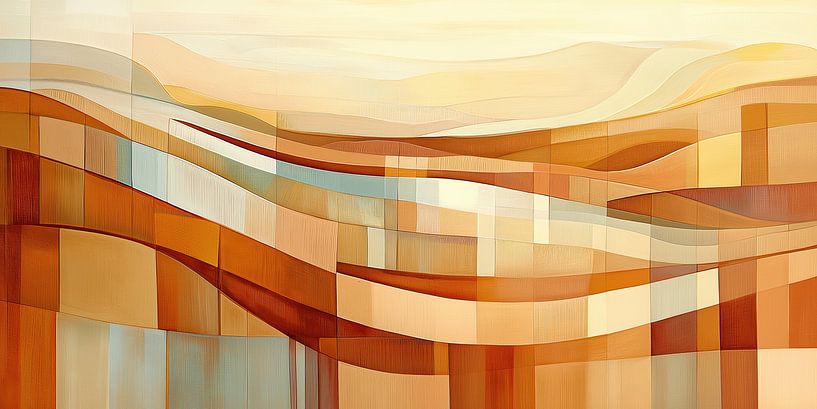 Sand landscape abstract by Bert Nijholt