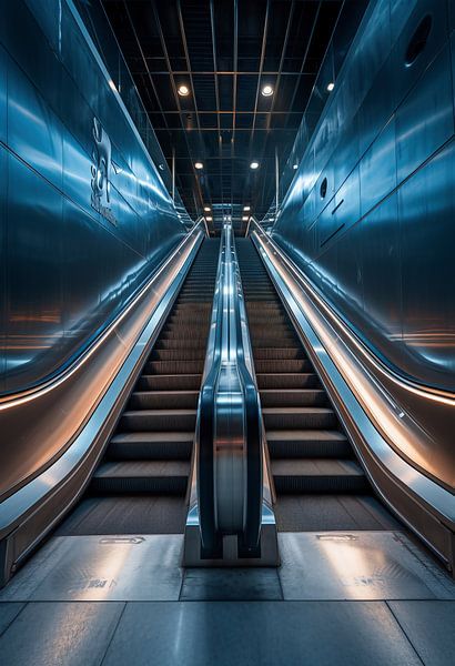 Gleichmäßige Rolltreppe, Symmetrie von fernlichtsicht