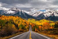 Telluride Colorado Landschaftsfotografie - San Juan Mountains Highway
