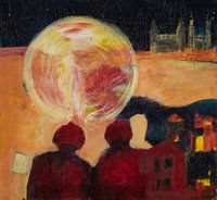 Fallende Sterne bauen Luftschlösser