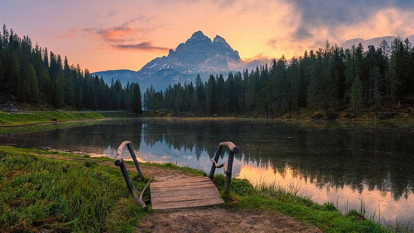 Sunrise at Lago d&#039;Antorno by Henk Meijer Photography