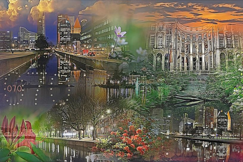 The Hague, green city behind the dunes 2 by Carla van Zomeren