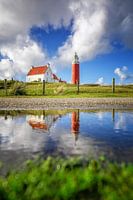Phare de Texel avec reflet.