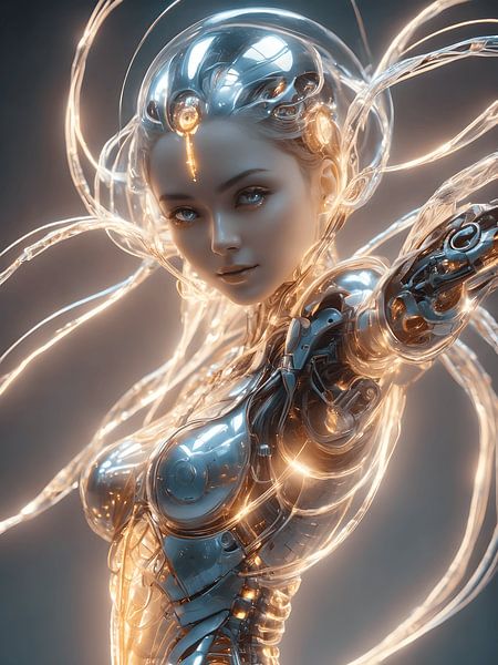 Mechanik Robotik Frau von Jolique Arte