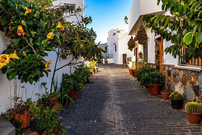 Straße in Santa Lucía de Tirajana von Easycopters
