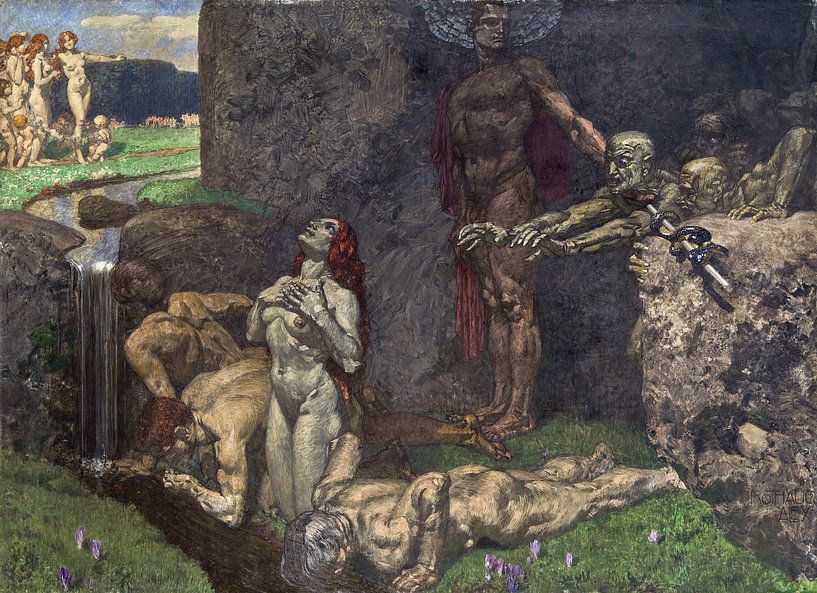 Alexander Rothaug, Quelle des heilenden Wassers, 1910er Jahre von Atelier Liesjes