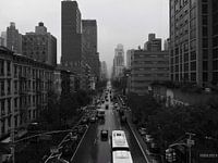 Rainy day - 1st Avenue, New York City