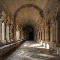 Magical light in a cloister