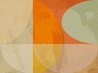 Géométrie, années 50, milieu du siècle, estival