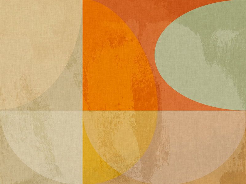 Geometry, 50s, mid-century, summery by Ana Rut Bre