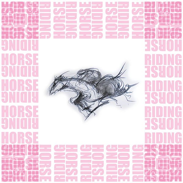 Horse riding von Esther van de Beek