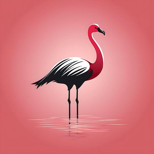 Vektorbild Flamingo von PixelPrestige