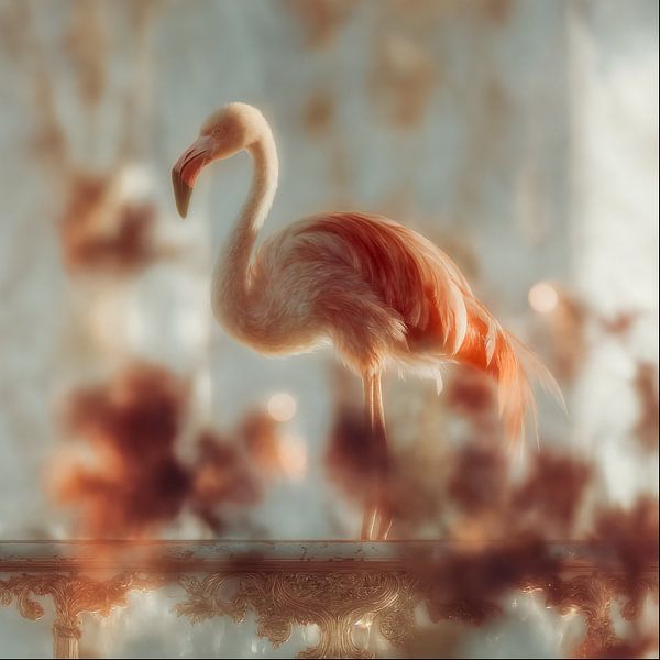 Serenade in Peach and Gold van Olaf Kramer