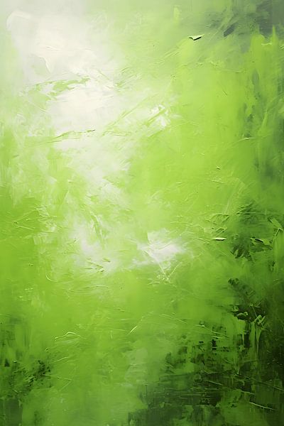 Abstraktes Grün von NJ Midnight Studio