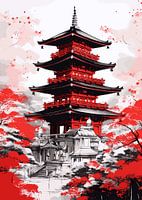 Japanische Malerei Ukiyo