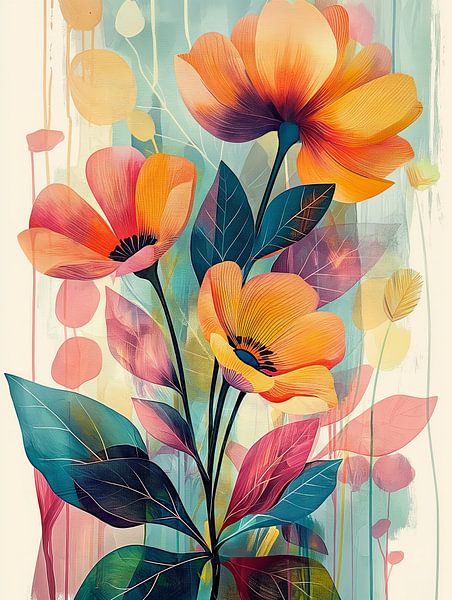 Fleurs abstraites par Bert Nijholt