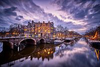 Le canal d'Amsterdam