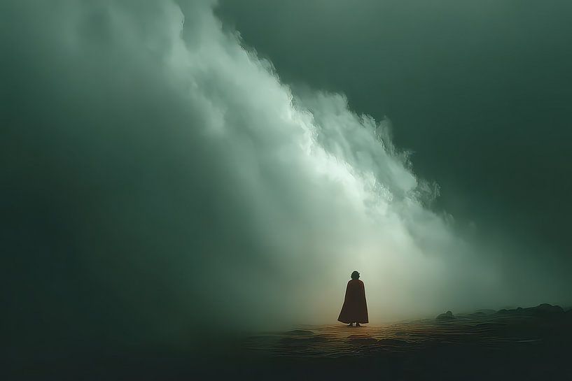 minimalism man in nature by Egon Zitter