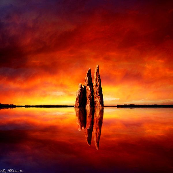 Les rochers par Jacq Christiaan