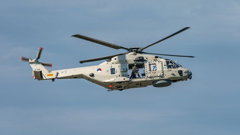 NH-90 helicopter during World Port Days 2024. by Jaap van den Berg