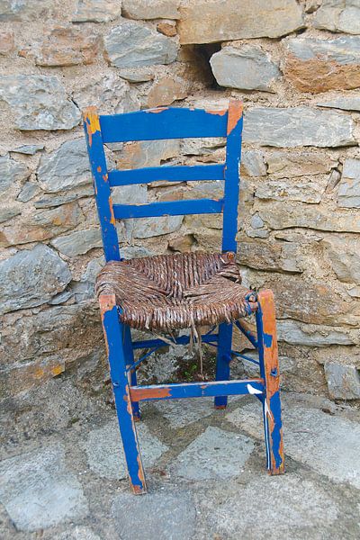 Characteristic Greek chair by Peter Schoo - Natuur & Landschap