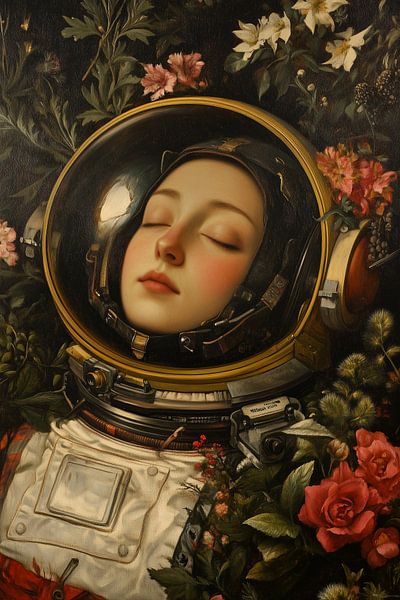 Schlafender Astronaut von Computer Dreams