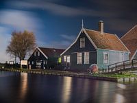 Zaanse schans house de nuit