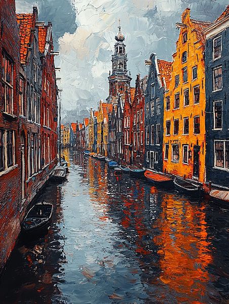 Canal d'Amsterdam par Bianca Bakkenist