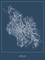Köln, blau