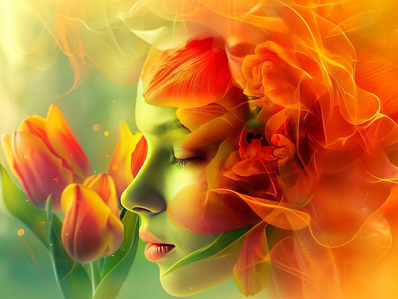 Flower Power Women by Egon Zitter