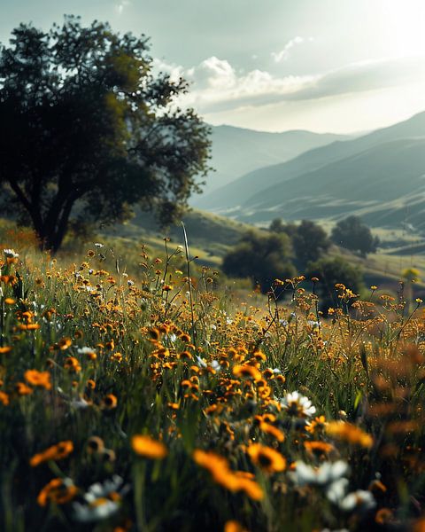 Paysage printanier par fernlichtsicht