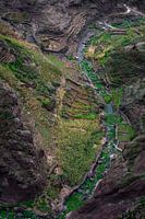 Mountain valley in Africa