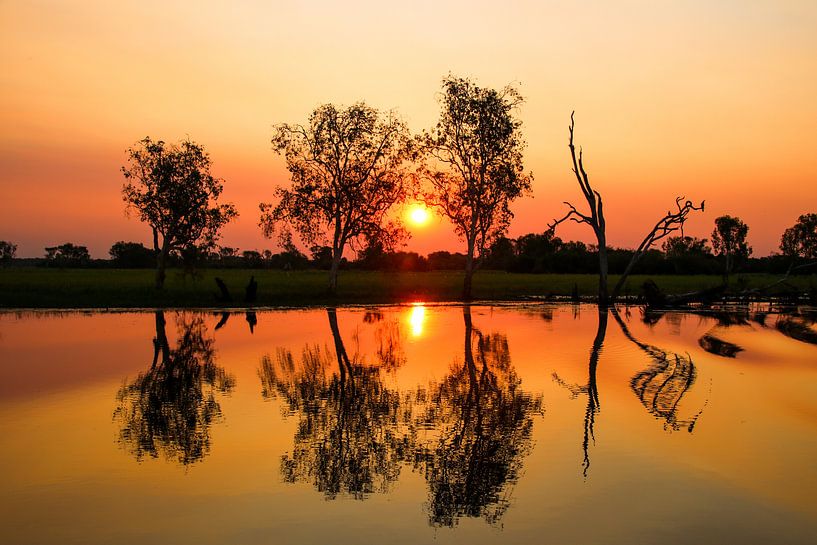Coucher de soleil dans le parc national de Kakadu par The Book of Wandering