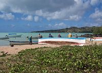 Fischer nach dem Fang