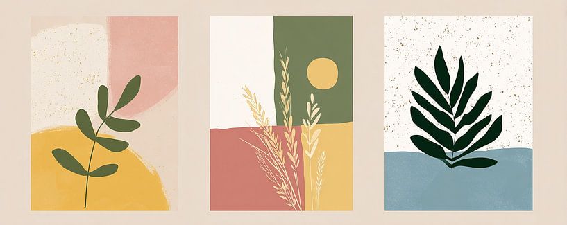 Nature's Whisper in sanften Farben von ARTEO Gemälde