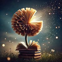 Dandelion of knowledge - Surrealist book art as a tribute to the imagination