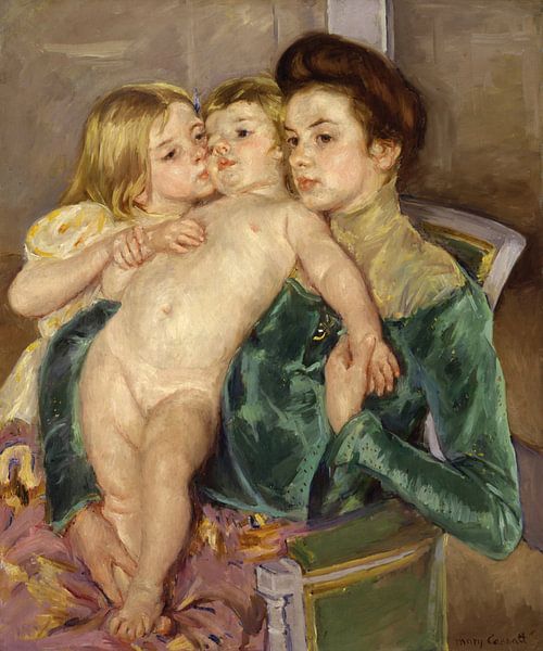 Mary Cassatt. The Caress von 1000 Schilderijen